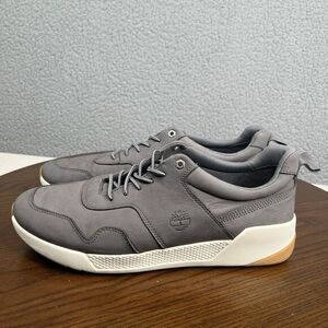 Timberland Shoes Women 10 Gray White Nubuck Kiri Retro Athletic Sneakers Lace Up